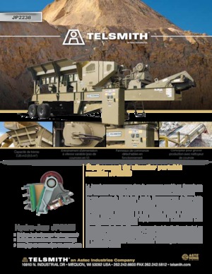 Mobiele zeefinstallaties Telsmith JP2238