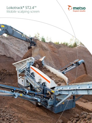Mobiele zeefinstallaties Metso Lokotrack ST2.4