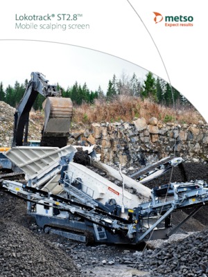 Mobiele zeefinstallaties Metso Lokotrack ST 2.8