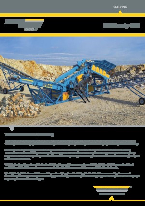 Mobiele zeefinstallaties Pilot Crushtec MAXIscalp 600