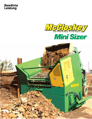 Mobiele zeefinstallaties McCloskey MiniSizer