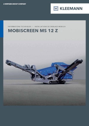 Mobiele zeefinstallaties Kleemann MS 12 Z