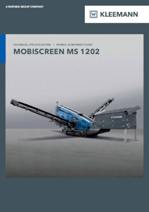 Mobiele zeefinstallaties Kleemann MS 1202
