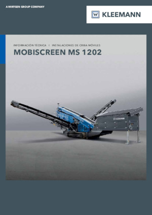 Mobiele zeefinstallaties Kleemann MS 1202