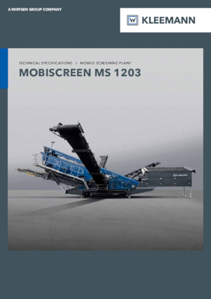 Mobiele zeefinstallaties Kleemann MS 1203