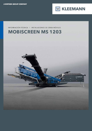 Mobiele zeefinstallaties Kleemann MS 1203