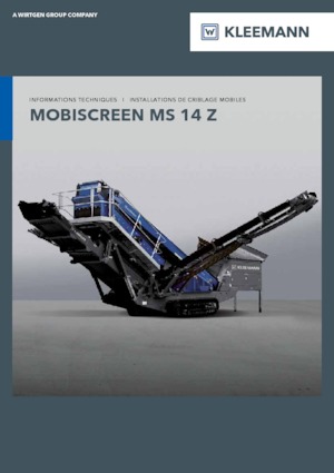 Mobiele zeefinstallaties Kleemann MS 14 Z