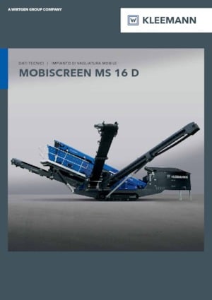 Mobiele zeefinstallaties Kleemann MS 16 D
