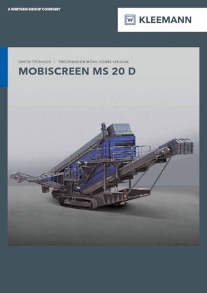 Mobiele zeefinstallaties Kleemann MS 20 D