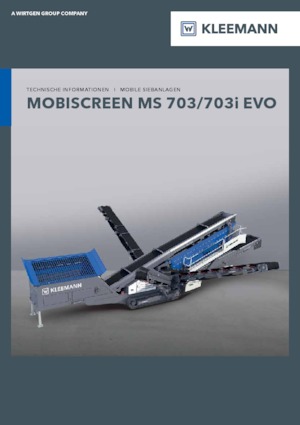 Mobiele zeefinstallaties Kleemann MS 703i EVO