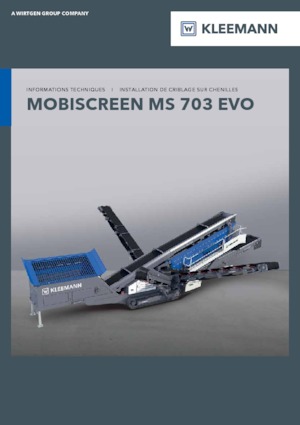 Mobiele zeefinstallaties Kleemann MS 703i EVO