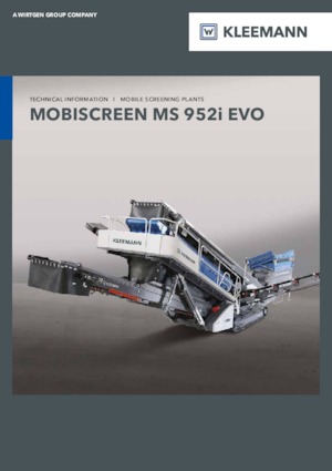 Mobiele zeefinstallaties Kleemann MS 952i EVO