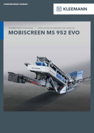 Mobiele zeefinstallaties Kleemann MS 952i EVO