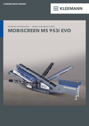 Mobiele zeefinstallaties Kleemann MS 953i EVO