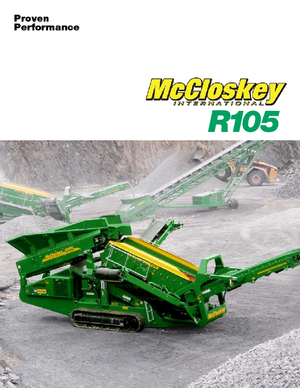 Mobiele zeefinstallaties McCloskey R105