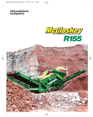 Mobiele zeefinstallaties McCloskey R155