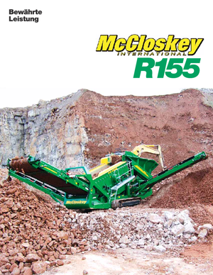 Mobiele zeefinstallaties McCloskey R155