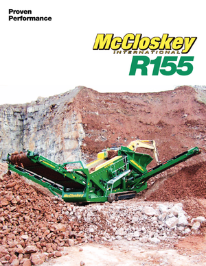 Mobiele zeefinstallaties McCloskey R155