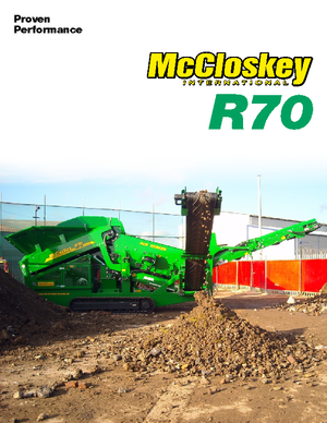 Mobiele zeefinstallaties McCloskey R70