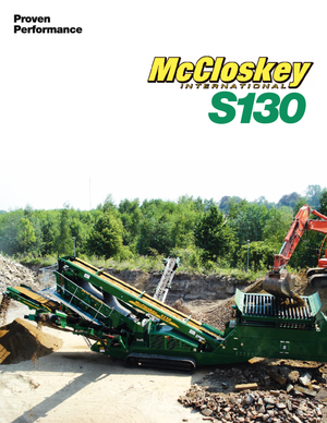 Mobiele zeefinstallaties McCloskey S130 3-Deck