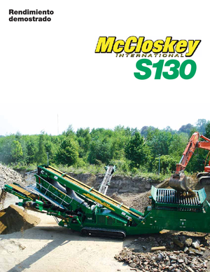 Mobiele zeefinstallaties McCloskey S130 2-Deck