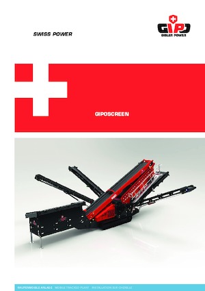 Mobiele zeefinstallaties Gipo GS 155/2