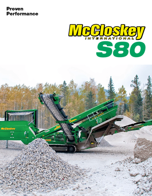 Mobiele zeefinstallaties McCloskey S80