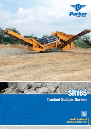 Mobiele zeefinstallaties Parker SR165