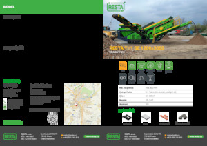 Mobiele zeefinstallaties RESTA TH1 SE