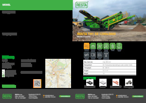Mobiele zeefinstallaties RESTA TH1 SE
