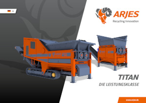 Mobiele zeefinstallaties Arjes TITAN 950