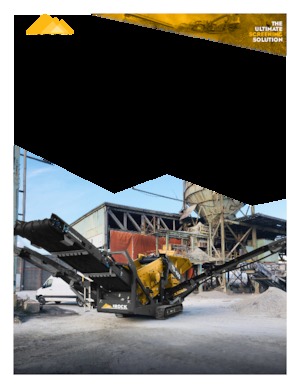 Mobiele zeefinstallaties IROCK  TS-409