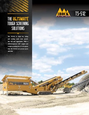 Mobiele zeefinstallaties IROCK  TS-512