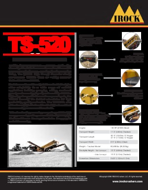 Mobiele zeefinstallaties IROCK  TS-520