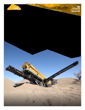 Mobiele zeefinstallaties IROCK  TS-520 TD