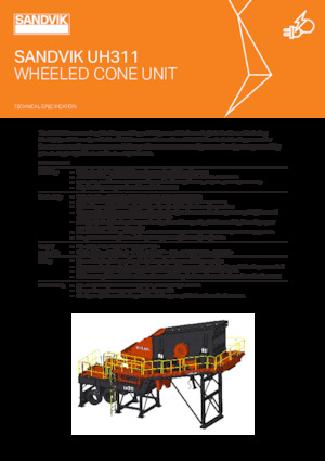 Mobiele zeefinstallaties Sandvik UH311