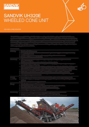 Mobiele zeefinstallaties Sandvik UH320E