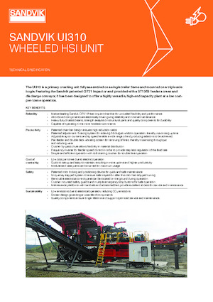 Mobiele zeefinstallaties Sandvik UI310 HSI