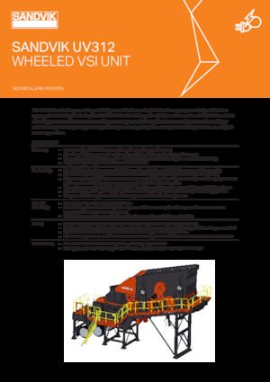 Mobiele zeefinstallaties Sandvik UV210 VSI