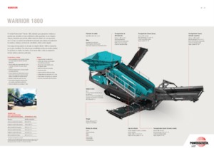Mobiele zeefinstallaties Powerscreen Warrior 1800