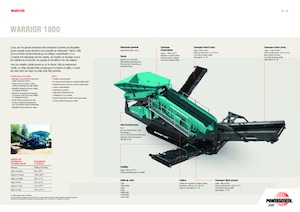 Mobiele zeefinstallaties Powerscreen Warrior 1800