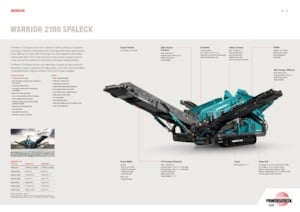 Mobiele zeefinstallaties Powerscreen Warrior 2100 Spaleck