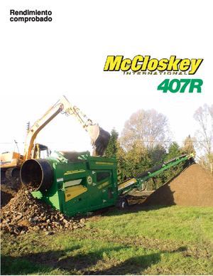Mobiele zeefinstallaties met trommel McCloskey 407