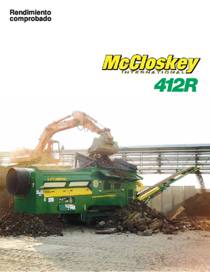 Mobiele zeefinstallaties met trommel McCloskey 412 RT