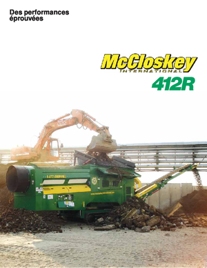 Mobiele zeefinstallaties met trommel McCloskey 412 RT