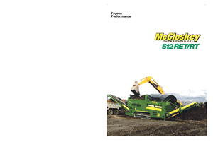 Mobiele zeefinstallaties met trommel McCloskey 512RET