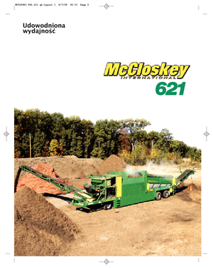 Mobiele zeefinstallaties met trommel McCloskey 621
