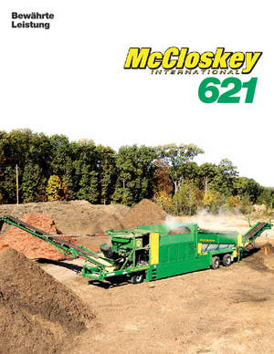 Mobiele zeefinstallaties met trommel McCloskey 621