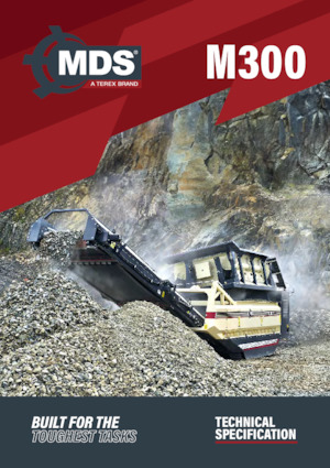 Mobiele zeefinstallaties met trommel MDS M300 