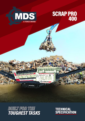 Mobiele zeefinstallaties met trommel MDS Scrap Pro 400